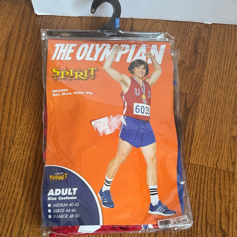 The Olympian Bruce Jenner Halloween Costume - size XL